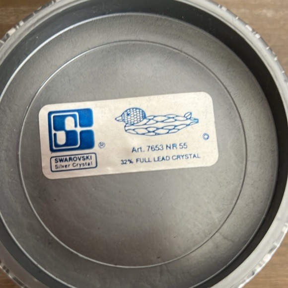 SWAROVSKI Duck w Silver Beak Med Crystal Figurine - Picture 2 of 7